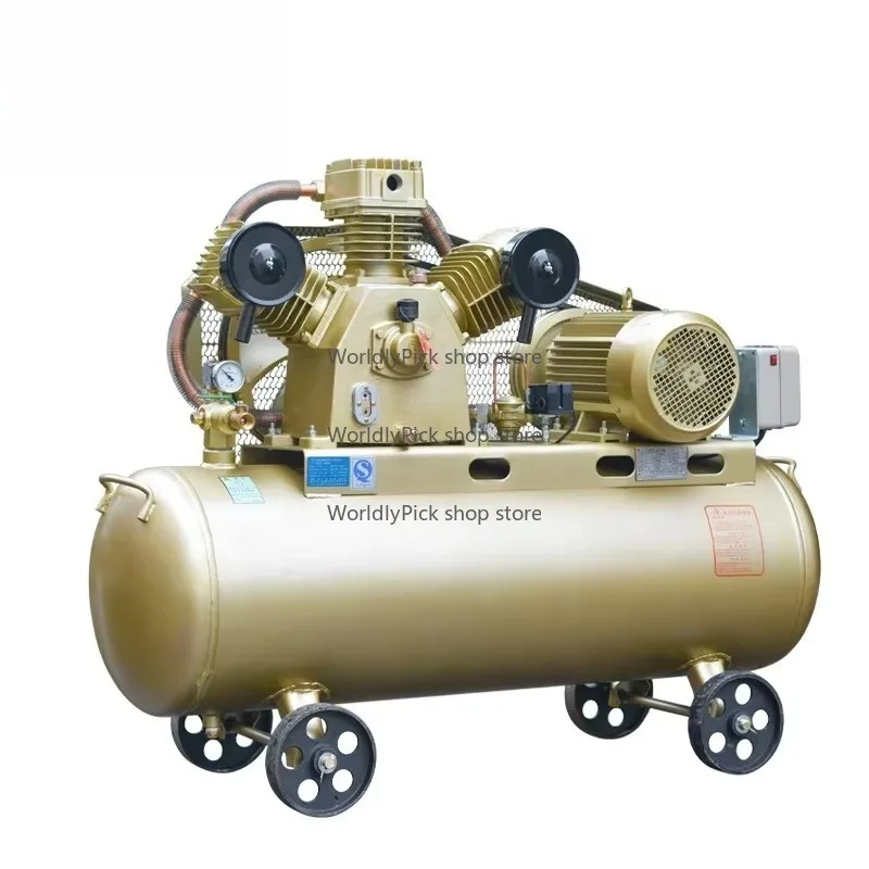 Портативный поршневой воздушный компрессор, питание от переменного тока, 12 В, 7,5 кВт, 10 л.с., новый сорт для производства растений