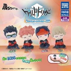 TOMY Original 4Pcs Gashapon ใฏใผใซใใใชใฌใผ World Trigger Anime Figure Toys For Kids Gift Collectible Model Ornaments