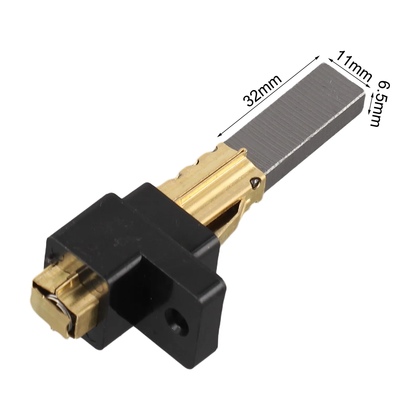 ホームクリーニングツール 6.5X11X32mm カーボンブラシ交換簡単な取り付けブラシ耐摩耗性構造 6.5X11X32mm サイズ