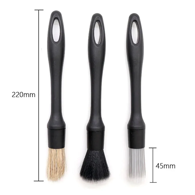 LULECI Detailing Brush Set Car Brushes Car Detailing Brush For Auto Cleaning Dashboard Air Outlet Wheel Wash Maintenance Tool