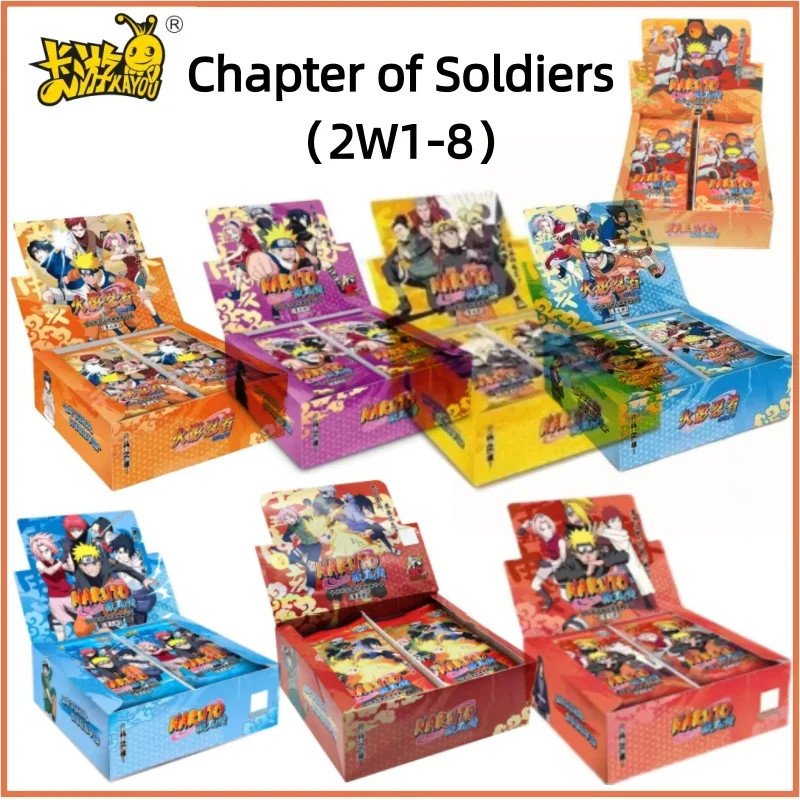 

KAYOU Authentic Naruto Collection Card Uchiha Sasuke Kakashi Treasure Collection Gift Box Children's Toy Game Card Gift