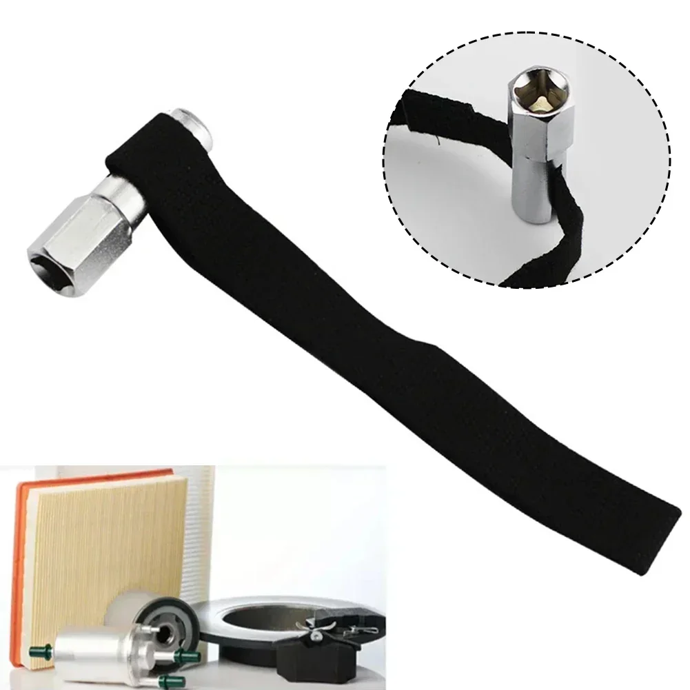 Auto Oil Filter Strap Wrench 1/2in Drive Strap Filter Removal Wrench For Industrial For Oil Filter Below 120mm Automotive Tools