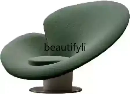 Modern special-shaped fiberglass calla lily flower chair hotel light luxury art leisure petal Ganoderma lucidum single chair