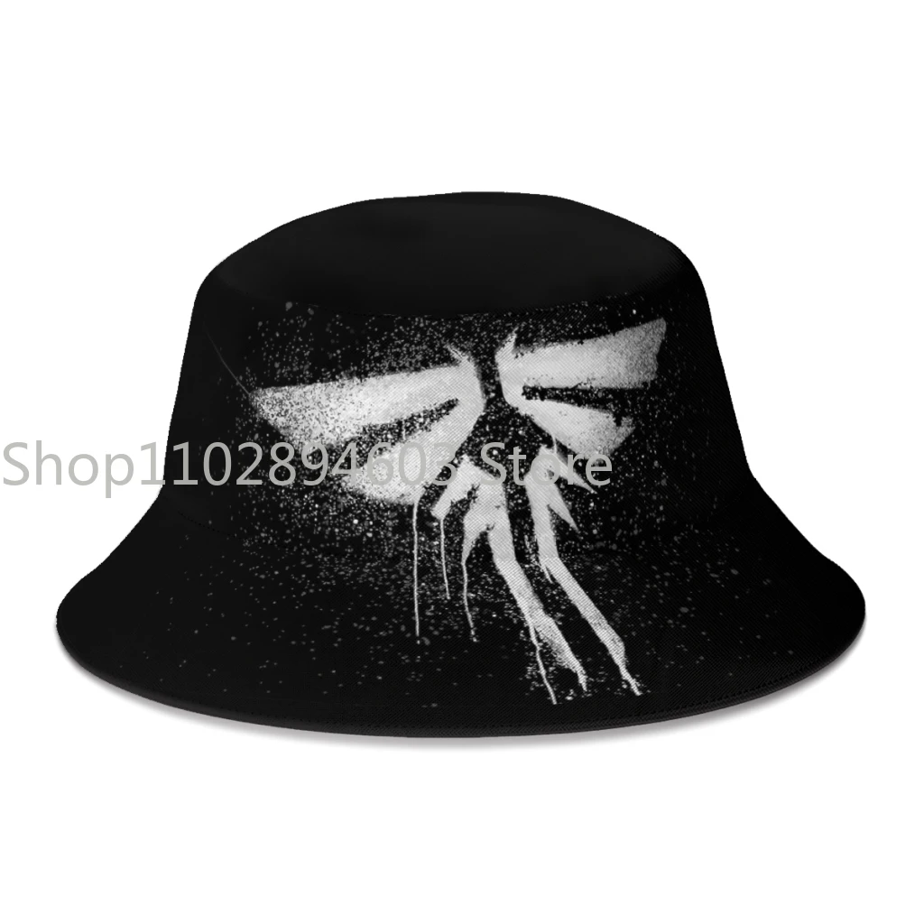 Summer Unisex Hip Hop Bucket Hat THE LAST OF US PART 2 FIREFLY LOGO Women Men Fisherman Hat  Autumn Beach Panama for Bob