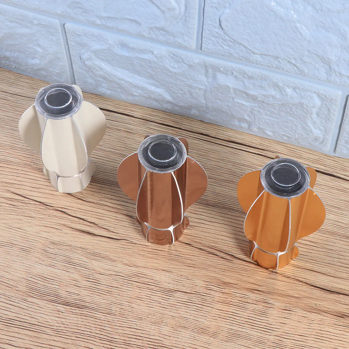 

2 pcs 28Mm Aluminum Alloy Curtain Rod End Star Fruit Design Drapery Finials For Home Office Window Curtain Accessories