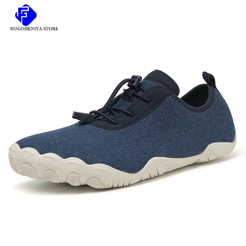 2023 New Men Water Shoes For Men Barefoot Beach Shoes Upstream Breathable Sport Shoe Quick Dry River Sea Aqua Sneakers Plus Size