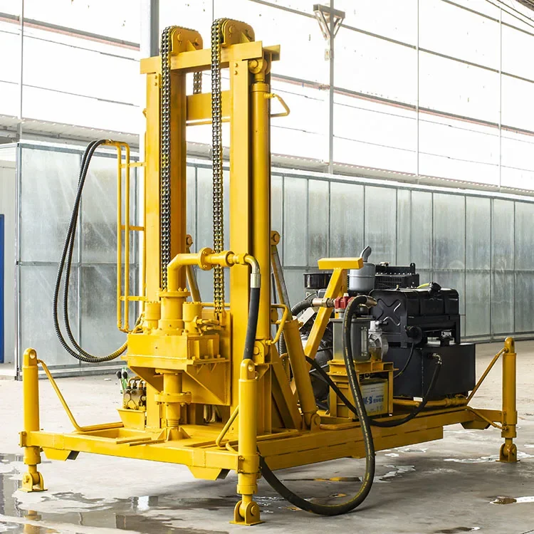 

Double Hydraulic Water Well Drilling Rig Outdoor Building Depth Hydraulic Water Well Drilling Rig Low Price for Sale