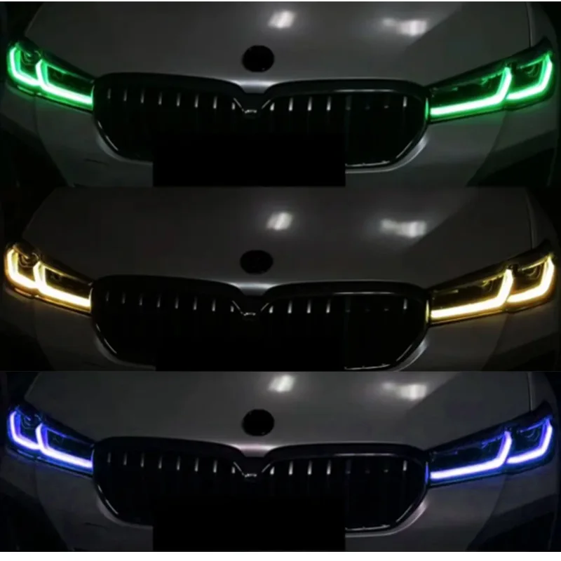 

Applicable21-23Bmw5DepartmentM5 530 G30 G38 F90Golden Eye LaserDRLRGBDaytime Running Light