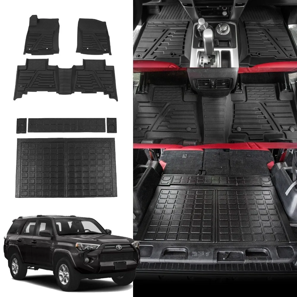 

Fit 2013-2024 Toyota 4Runner Floor Mats Trunk Mat Cargo Liner Accessories United States