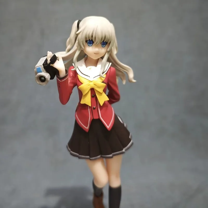 Charlotte Anime Yuu Otosaka Figure - Nao School Uniform Poseable Pvc Statue,  Collectible Model With Display Base Gift