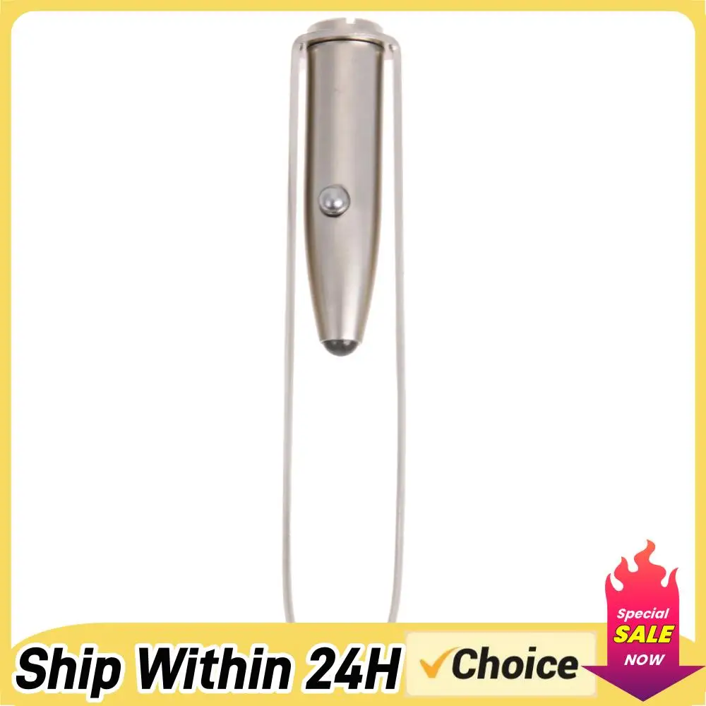 Stainless Steel Eyebrow Trimming Clip with LED Light Eyebrow Clamp False Eyelash Clamp for Precision Hair Removal Men Women