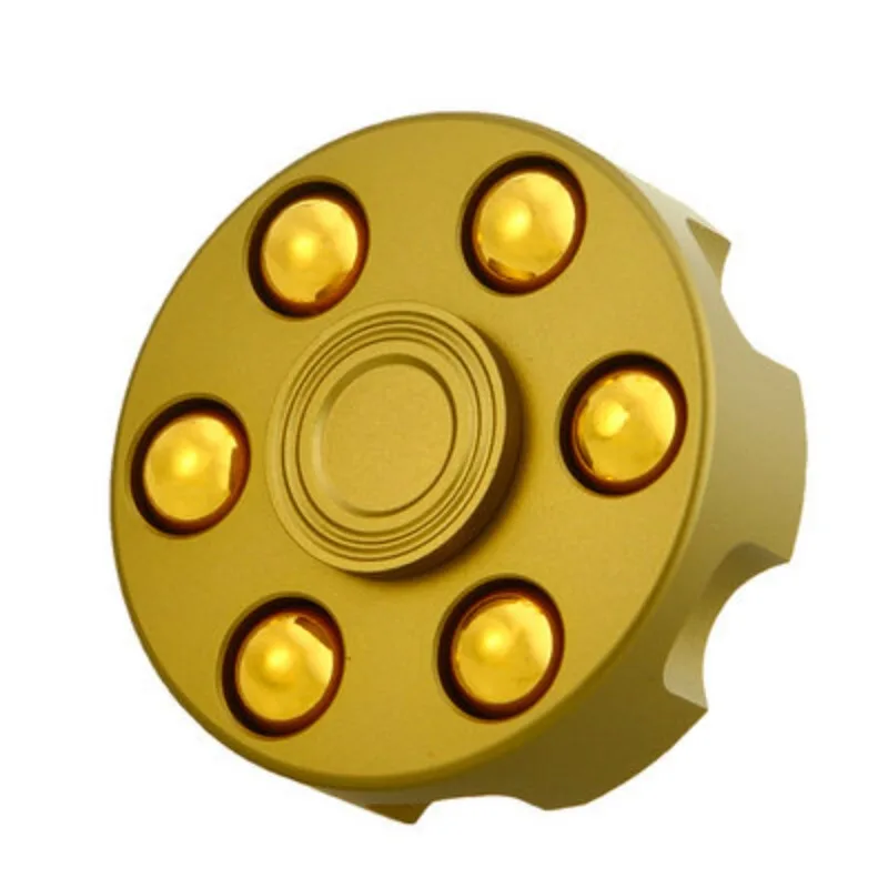 Fingertip gyro black technology revolver magazine high speed ​​finger gyro rotate decompression handy gadget rubik's cube male