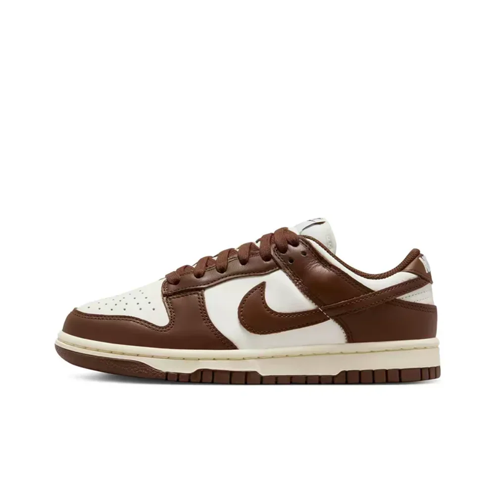 

Nike Dunk Женские и мужские модные кроссовки для отдыха Коричнево-белые низкие кеды с низким верхом, впитывающие пот, противоскользящие и износостойкие кроссовки DD1503-124