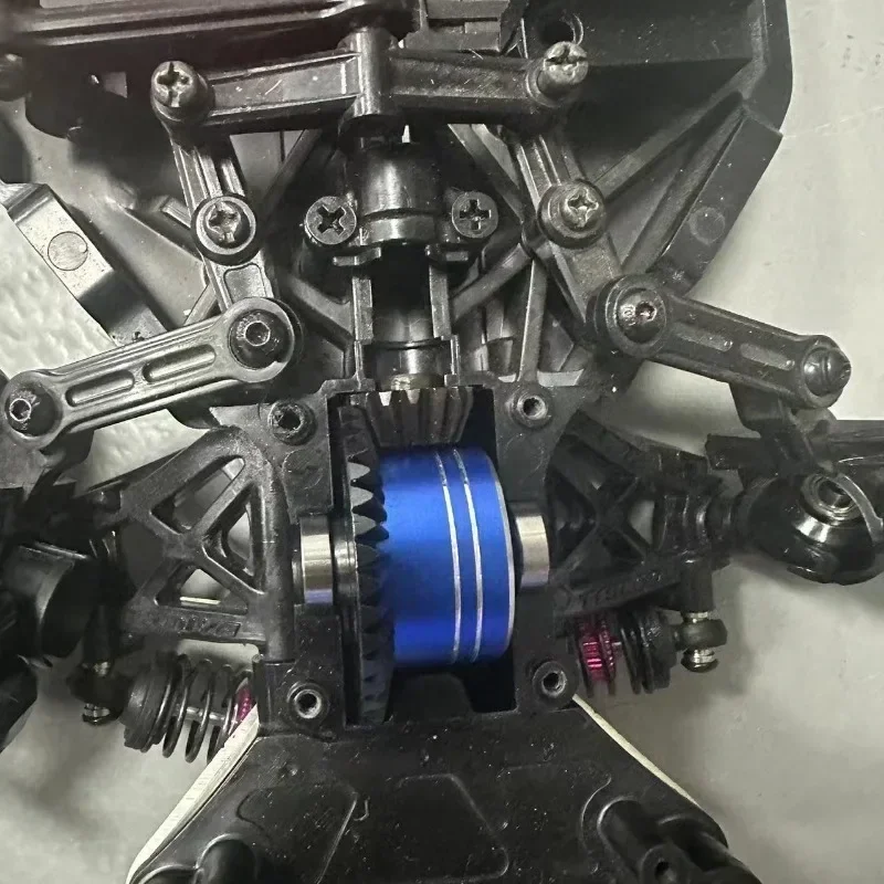 Voor TAMIYA XV02 TT02 TT02B 1/10 RC Auto Upgrade Onderdelen Differentieel Tanden Shell + Ring Gear & Kegeltandwiel Kit