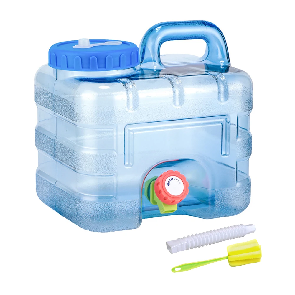 NONE 7.5/15l Trinkwasser behälter mit Zapfen auslaufs icherer Camping wassertank Wassersp eicher mit großer Kapazität für Wander autos 3