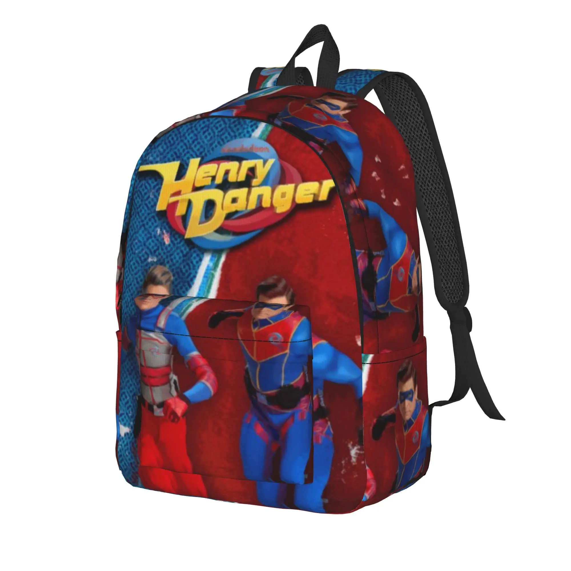 Captain Henry And Kid Danger  Cool Backpack Outdoor High School Work  Daypack for Men Women Laptop Computer Canvas Bags