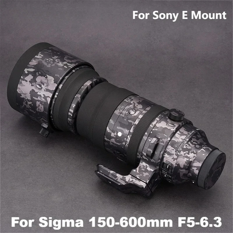 For Sigma 150-600mm F5-6.3 DN DG OS Sports Lens Decal Skin Vinyl Wrap Film Camera Lens Protective Sticker For Sony E Mount lens