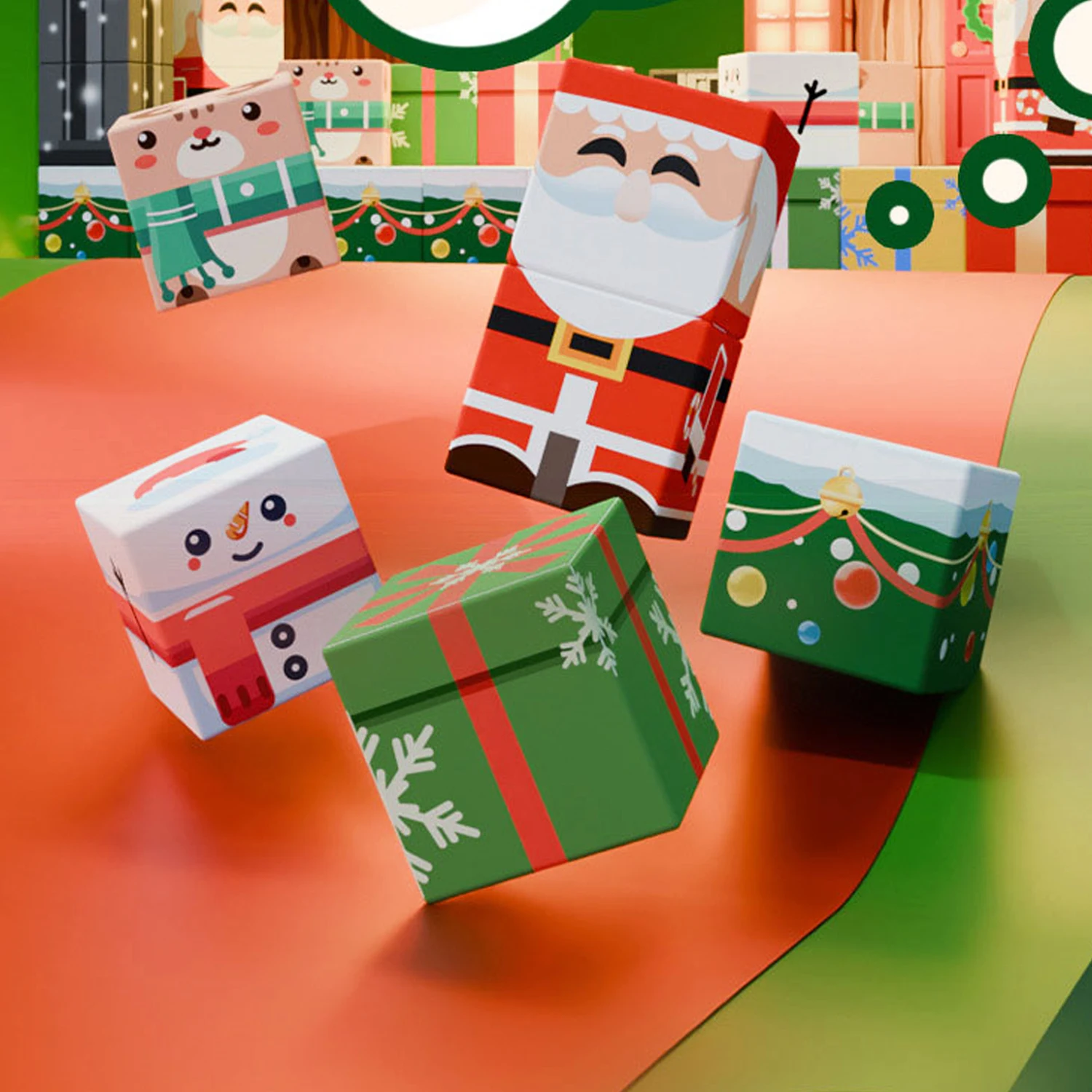 لتقوم بها بنفسك المغناطيسي العالم اللبنات ثلاثية الأبعاد بناء مكعبات الحسية 3-12Years لعب للرجال والنساء لغز عيد ميلاد هدية الكريسماس مجموعة