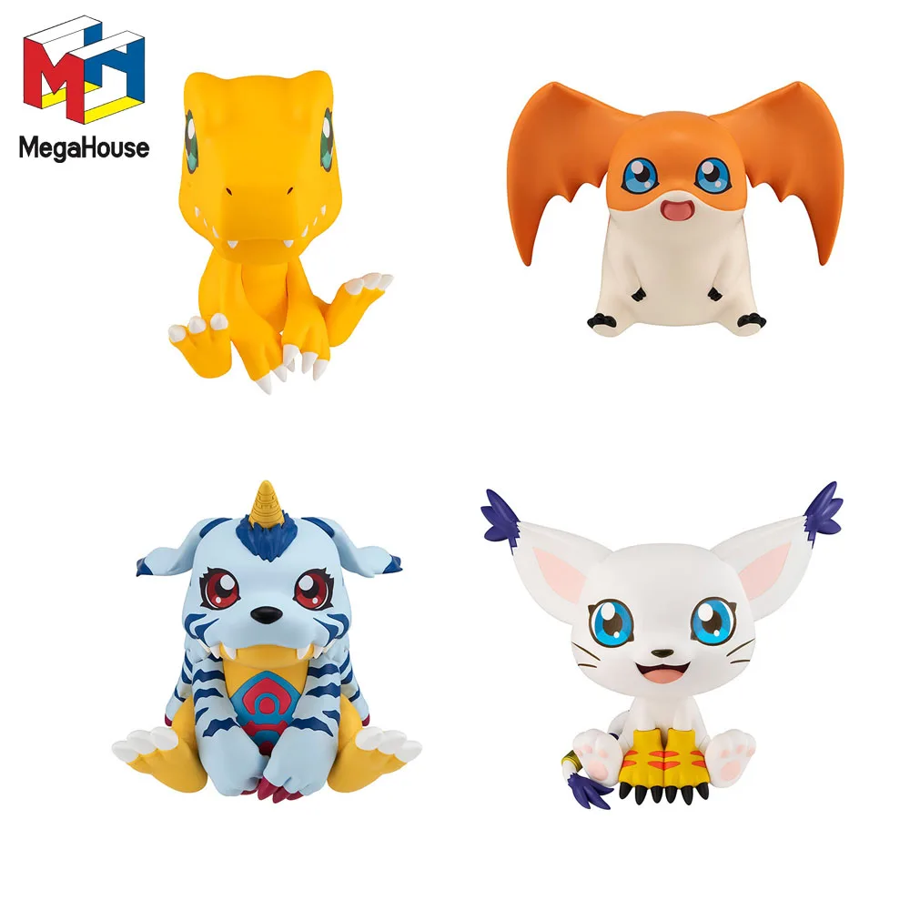 

В наличии Оригинальная фигурка Digimon Agumon Tailmon Gabumon patamonфигурка аниме Подлинная модель игрушка