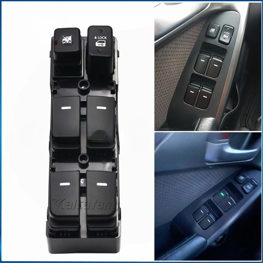 

93570-1M100WK Главный переключатель стеклоподъемника в сборе 14-контактный для Kia Forte Cerato Черный