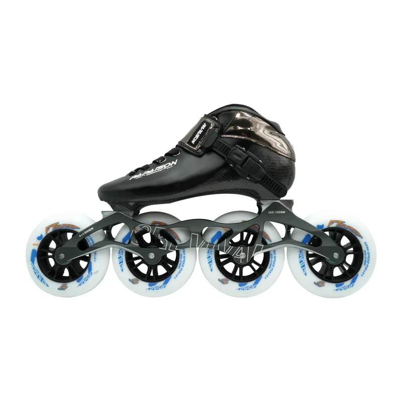 

Professional Racing Roller Skates Carbon Fiber Speed Roller Skates For Boys And Girls 4 Roller Speed Skating Shoes