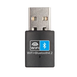 Mini USB WiFi Adapter 2.4G Wifi 150M RTL8723 Network Card USB2.0 Bluetooth-compatible4.2 WiFi Receiver for PC Desktop