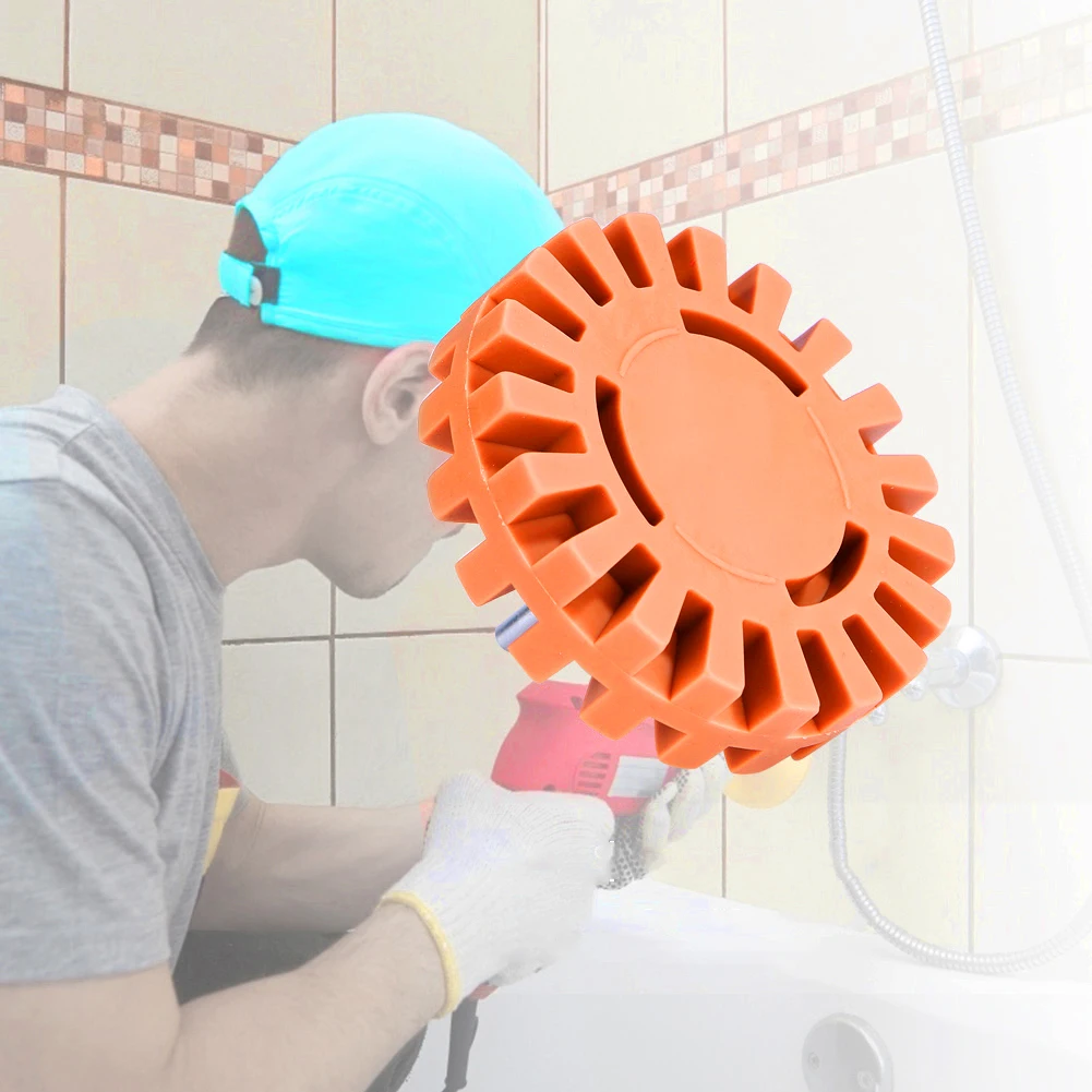 4inch Car Decal and Car Sticker Remover with Drill Adapter Decal Eraser Wheel Adhesive Remover Sticker Remover for Cars RV Boats