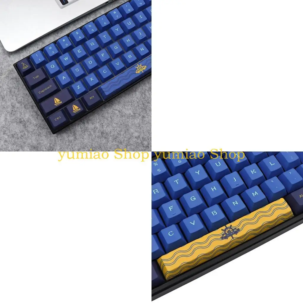 

587B 143 PBT Keycaps Sailing Blue for Cherry MX Switch Mechanical Keycap