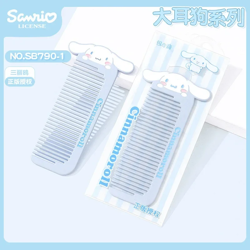 Y2k Sanrio Hello Kitty Anime Kawaii Ins Hair  Cartoon Pochacco Comb Cute Kuromi Hair Student Smooth Cleaner Gifts for Kids