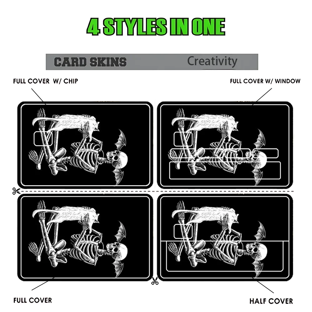 A-Avenged S-Sevenfold Band Sticker Cartoon Credit Card Visa Debit Bank Charge Card Bus Metro Waterproof Sticker Decal Decoration
