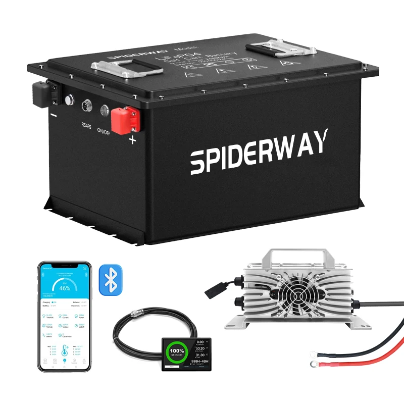 

24V /25.6V 105Ah LiFePO4 Lithium Battery for Genie Skyjack JLG Boom Scissor Vertical Mast Lift Max. Load Power 6.45kW IP 67
