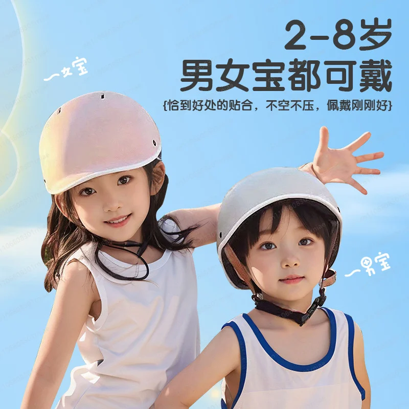 3c認定子供用電動車両ヘルメット-男の子1歳から3歳-四季通用-女の子自転車-夏用ライディングハードハット