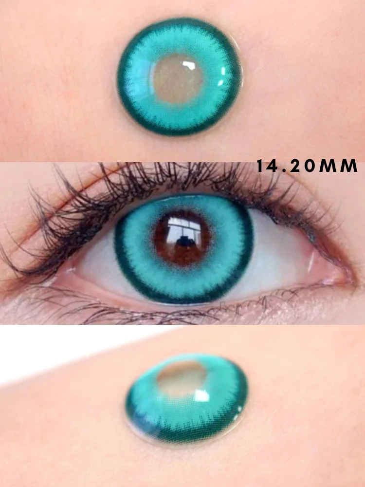 UYAAI-Lentilles de Contact Colorées Sharingan pour Homme, 2 Pièces, Cosplay, Anime, Tronçonneuse, Cosmétiques Makima