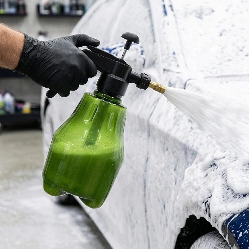 Botella de Spray para Lavado de Autos de 1.5L, Rociador Manual para Lavado de Autos, Riego de Jardín, Rociador de Presión de Aire, Herramientas de Limpieza