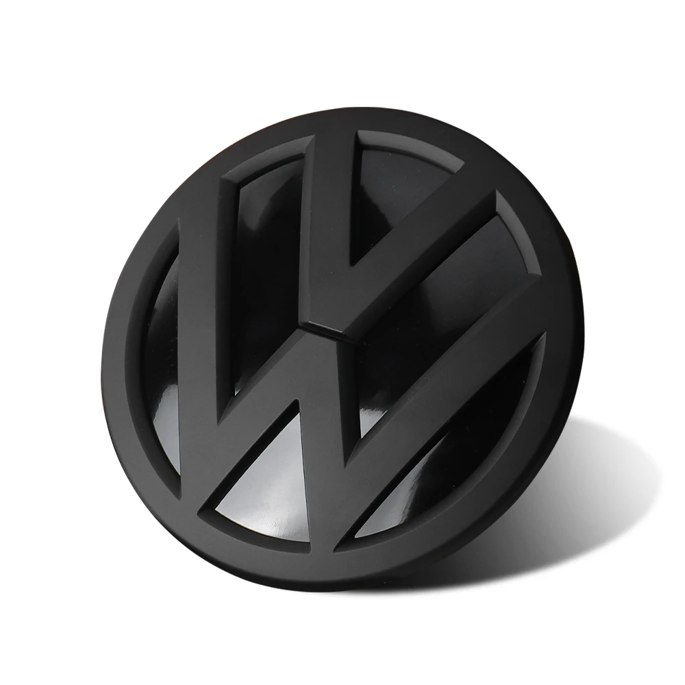 Fit for volkswagen T6 Gloss Black 177mm Front Radiator Grille Emblem +130mm Rear Trunk Lid Emblem Car Logo decorate auto parts