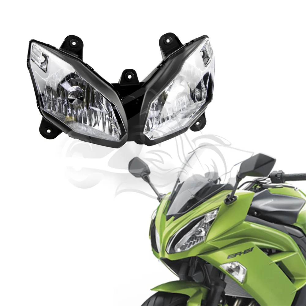 Fit For Kawasaki 2012 - 2016 NINJA 650 ER6F EX650 Motorcycle Front Headlight Assembly Headlamps NINJA650 ER-6F 2013 2014 2015