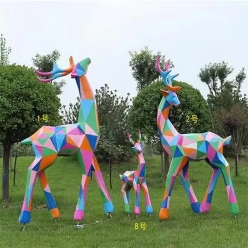 

Fiberglass Animal Art Sculpture 3D Design Garden Decoration Indoor Sculpture Design Fiberglass FRP Statue