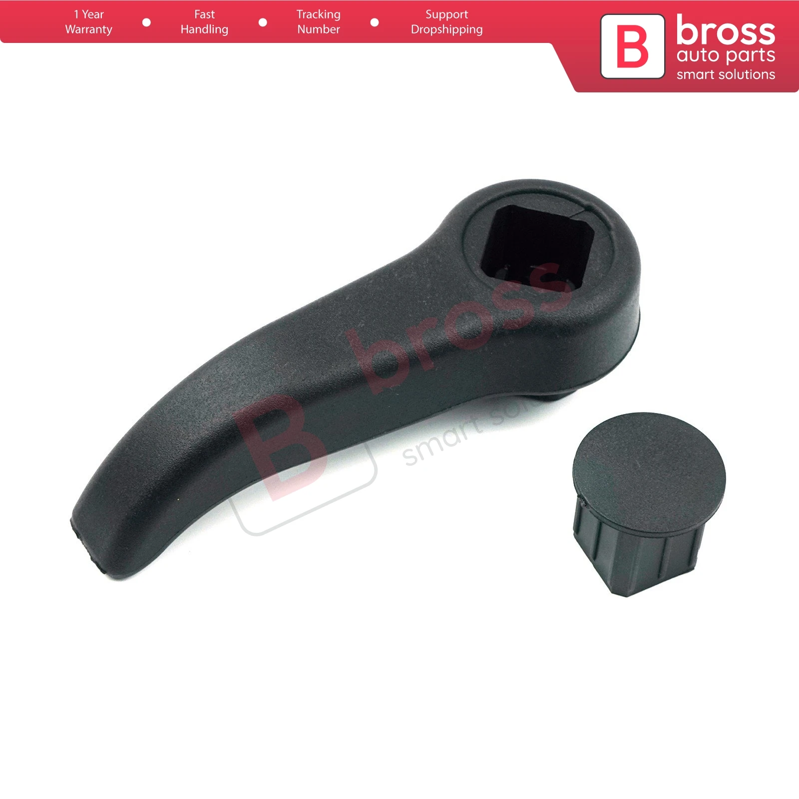 

Bross BDP904 Seat Handle Seat Adjustment Grip Lever BLACK COLOR Front Seat 7701209658-7701470827 for Renault Clio MK2 Twingo MK1