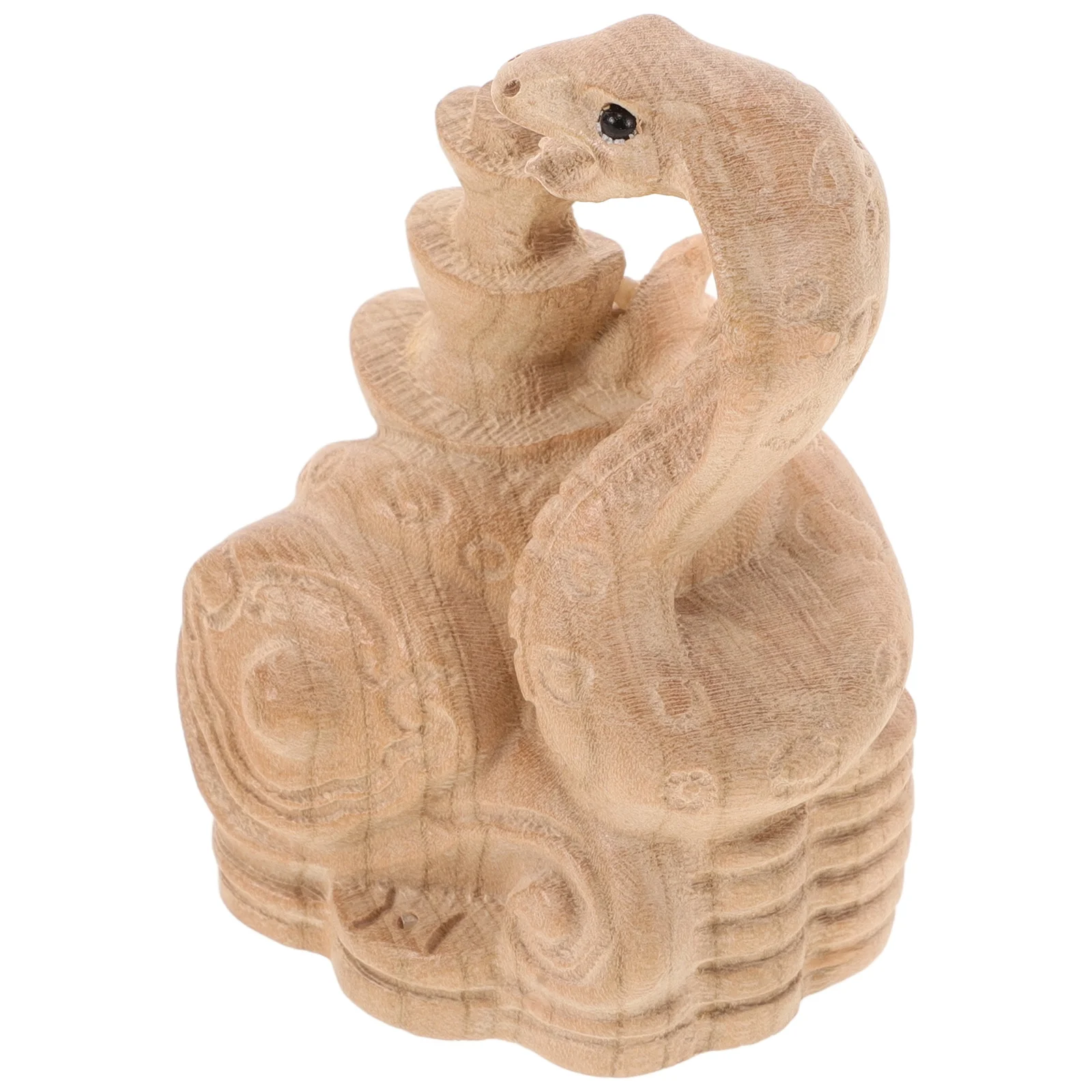

Wood Carving Figurines Home Decor Hand-painted Unfinished Animal Crafts Crafts Animal Statue Chinese Lunar Year New