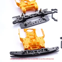 carbon set up left and right back and Points to move springs for tamiya MS chassis suspension full set for tamiya mini 4wd car