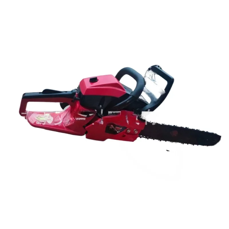 

High power 5200/5800 high configuration logging gasoline chain saw imported chain 52cc 58cc