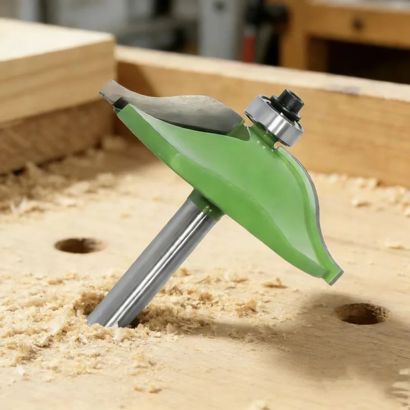 

1PC 8MM Shank Wood Carving Milling Cutter - 2-1/2" Raised Panel Router Bit for Door Window Cove Line Woodworking