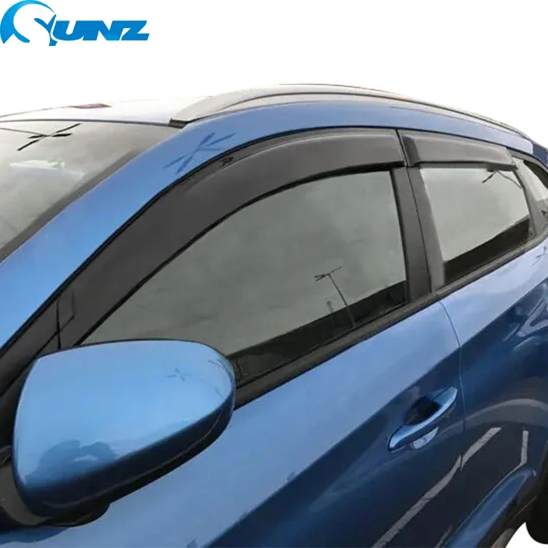 Side Window Deflector For Hyundai Tucson 2015 2016 2017 2018 2019 2020 Car Rain Shield Window Door Visor Rain Guard Wind Shield