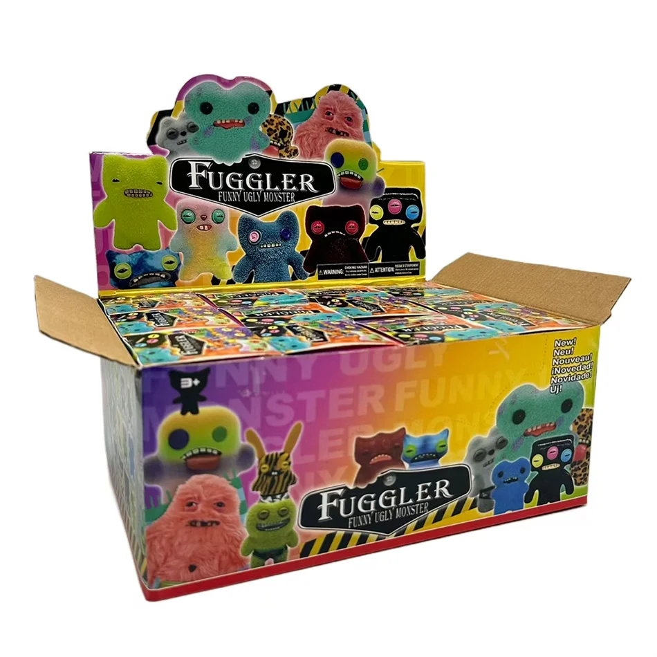 Echte Fuggler Blind Box Figur Ugly Monster Tooth Wide Eyed Weirdo Annoyed Alien Screech V3 Grin Grin Sammlermodell Spielzeug