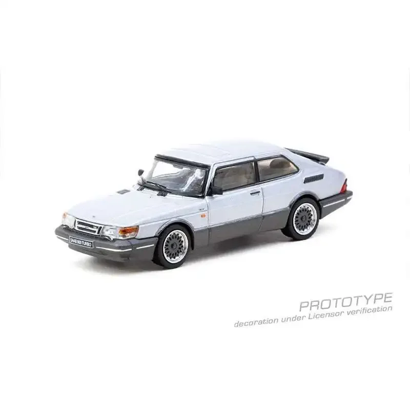 

PreSale TW 1:64 Saab 900 Turbo Silver Diecast Car Model Collection Toys Tarmac Works