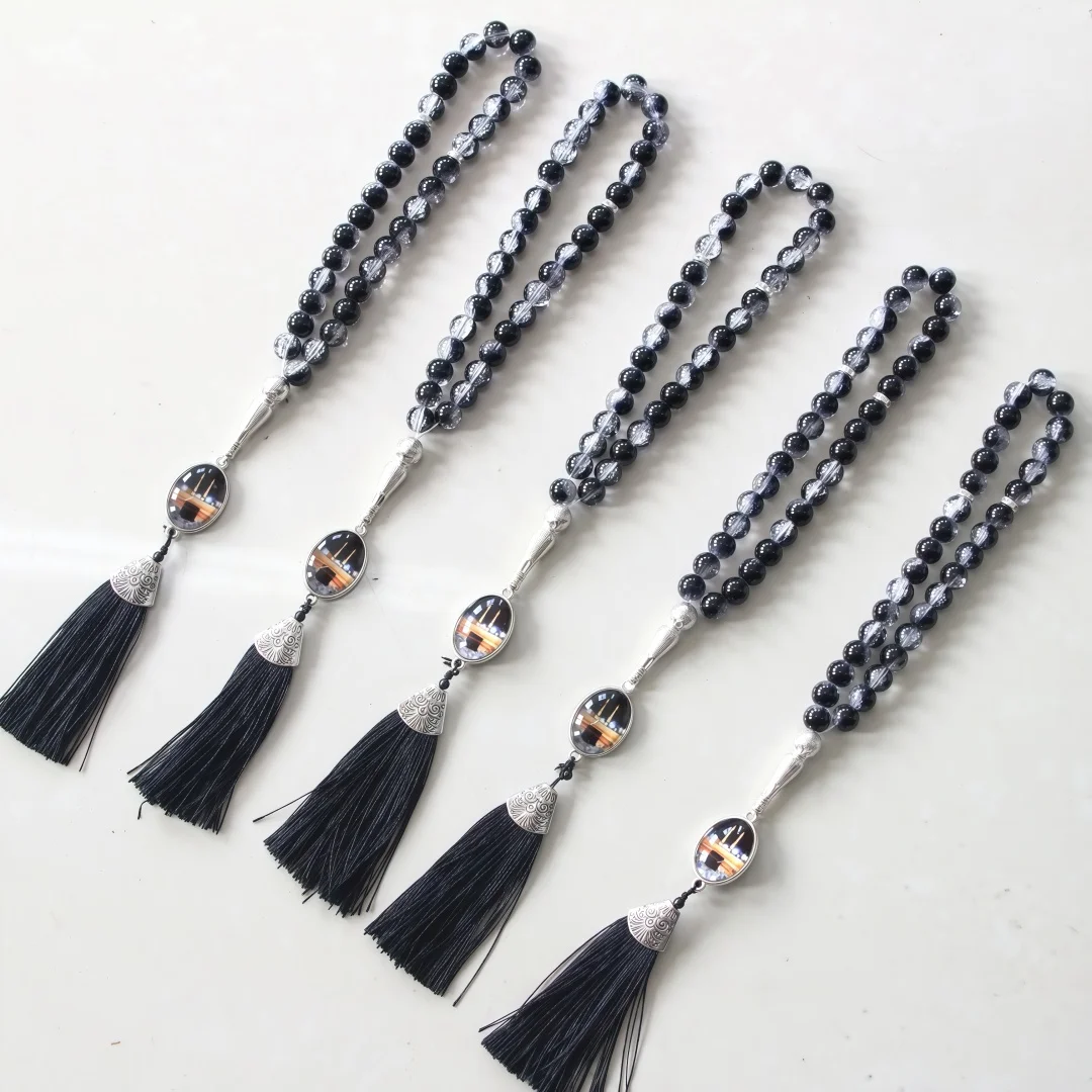 5 Pack Tasbih Prayer Beads Allah Muhammad Islamic Prayer Rosary Muslim Islam10mm 33 Prayer Beads Bracelet