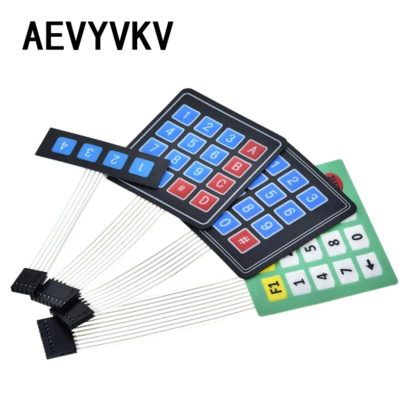 4 12 16 20 Key 1*4 4*3 4*4 4*5 Membrane Switch Keypad 1x4 3x4 4x4 4x5 Matrix Array Matrix keyboard for arduino smart car