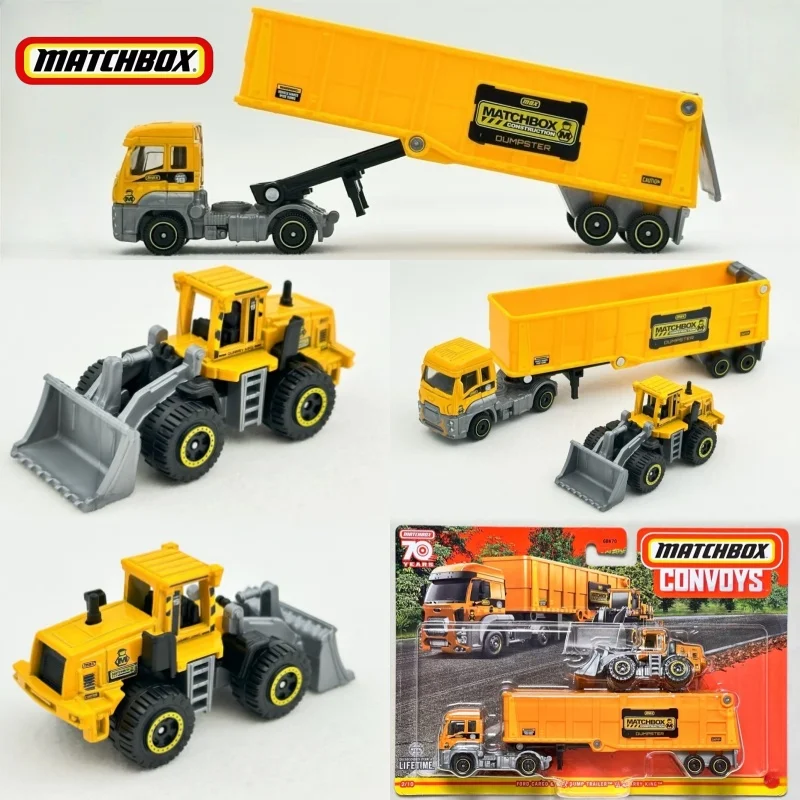 

Matchbox Collection Series Transport Fleet Theme GBK70 Tesla Trailer MATCHBOX Tank Truck GBK70 Blue Ford Collector's gift