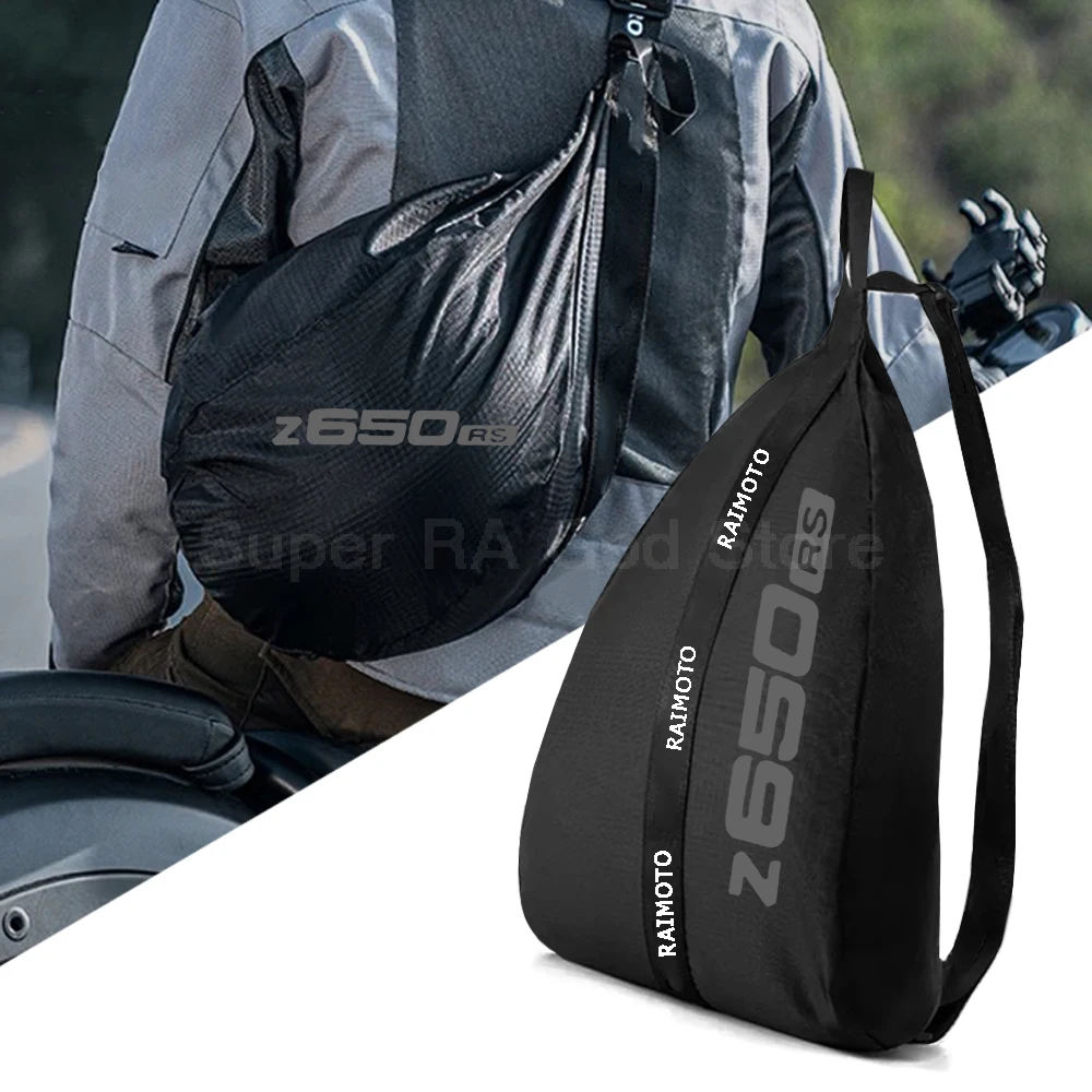 For Z650 Z650RS Z 650 RS 2023 2024 Motorcycle Accessories Helmet Backpack Large Capacity Travel Bags Reflective