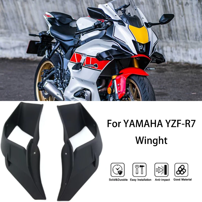 

Обтекатель для yamaha YZF R7 YZFR7 yzfr7 yzf r7 2021-2023 обтекатель крыло плавник обтекатель крыла мотоцикла защита крыла ветра Обтекатели крыла